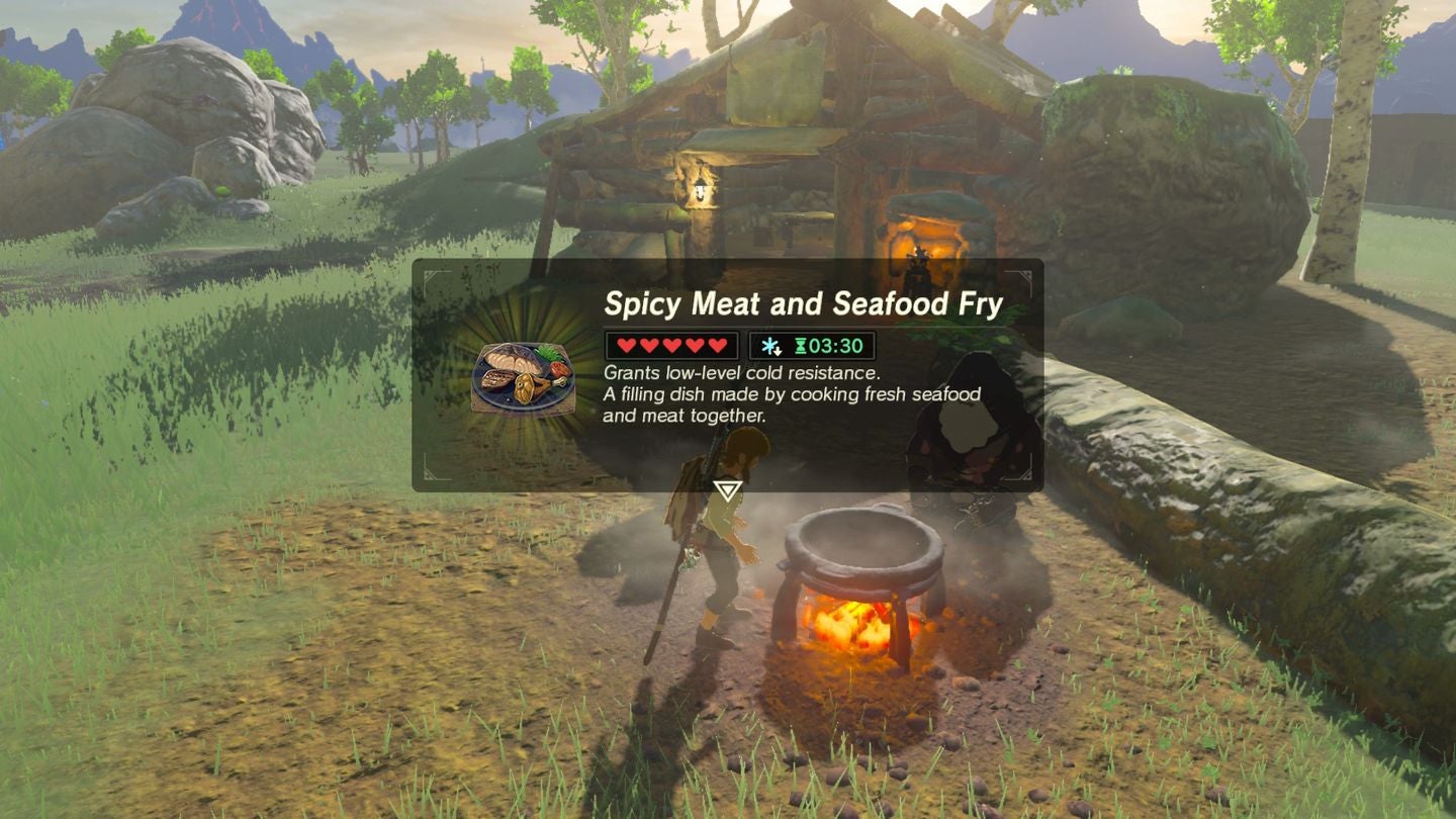 Zelda Breath of the Wild Getting cold resistance early with warm